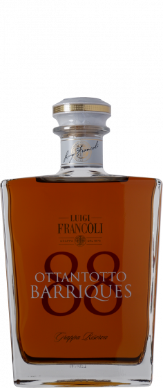 Luigi Francoli - Grappa Ottantotto 88 Barriques- 42,5%